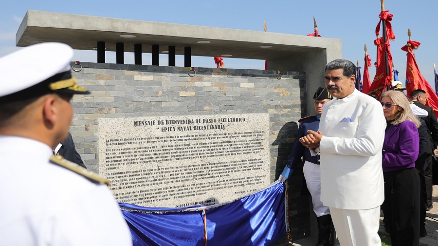 Presidente Maduro inauguró el Monumento Épico Bicentenario “Batalla Naval del Lago de Maracaibo”