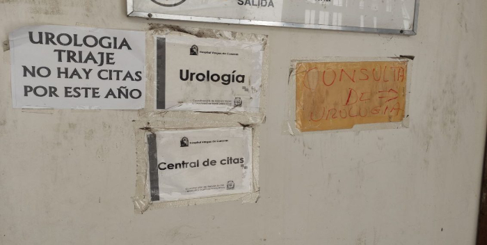 Caracas: Pacientes denuncian retrasos en «Servicios de Urología» en hospitales