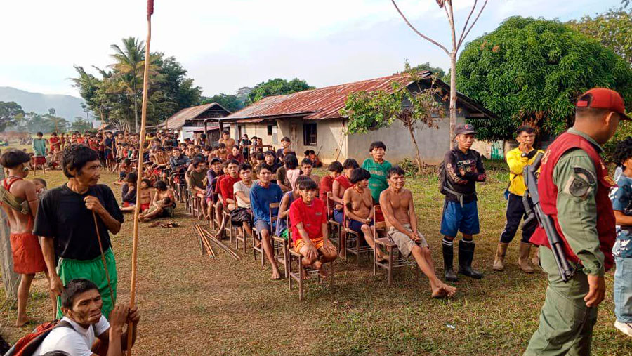 Comunidad indígena Yanomami participa en el referéndum consultivo