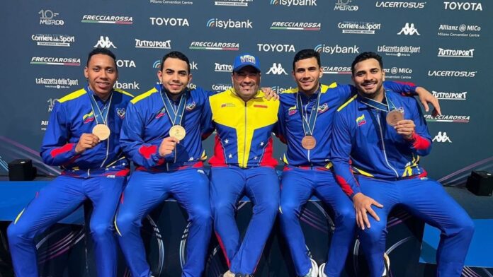 Rubén Limardo y su equipo de espada masculina clasifican a París 2024