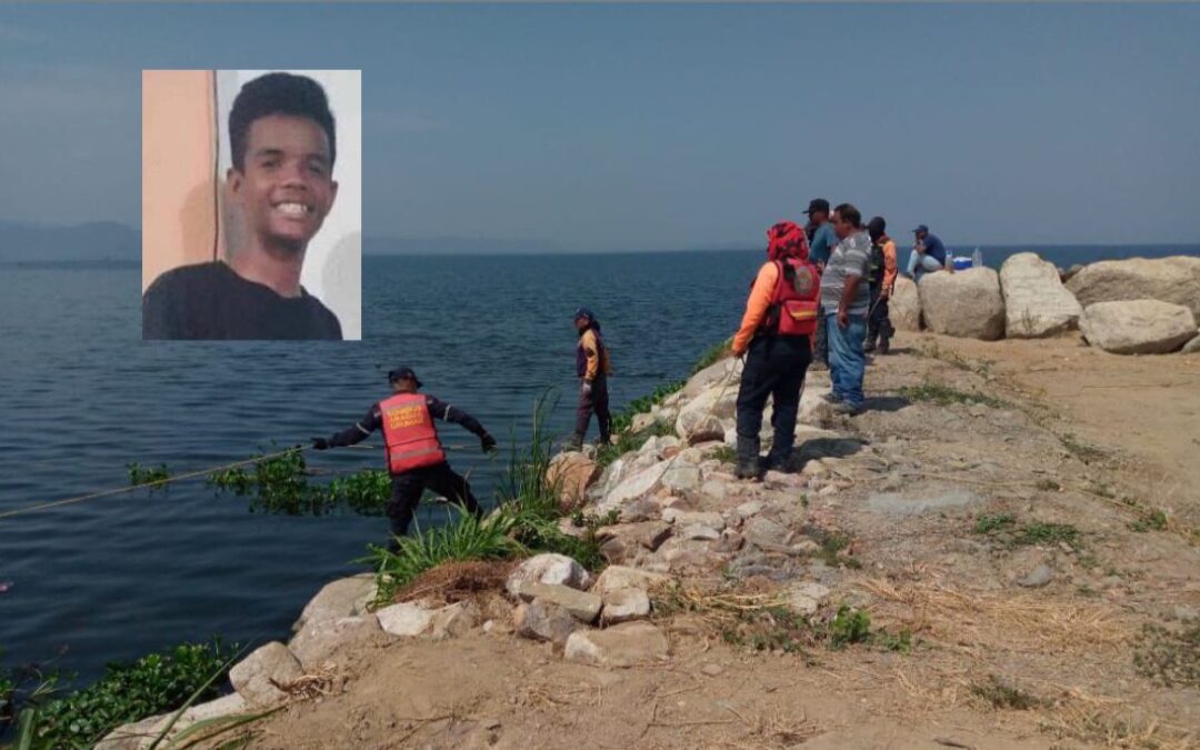 Hallaron muerto al adolescente desaparecido en el lago Los Tacarigua