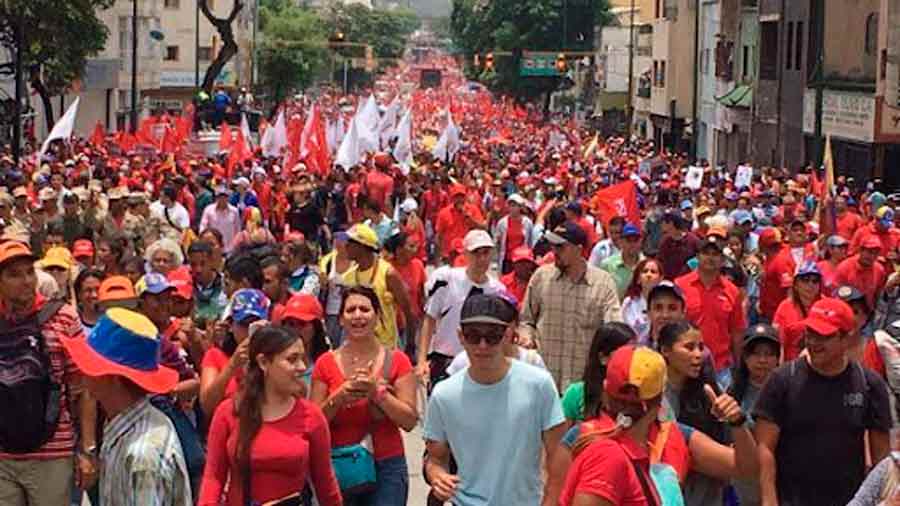Oficialismo tomó las calles de Caracas con su Furia Bolivariana