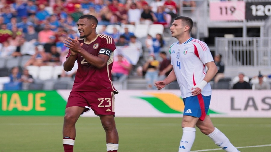 • La Vinotinto pierde 1-2 ante Italia en juego amistoso por la fecha FIFA