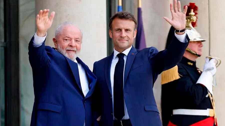 Lula recibe a Macron en la Amazonía para una esperada visita de tres días