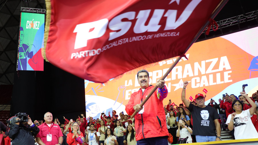 PSUV marcha este lunes al CNE para inscripción de candidatura de Nicolás Maduro