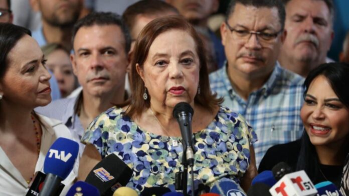 Proceso electoral pierde credibilidad sin candidato opositor, dice Corina Yoris