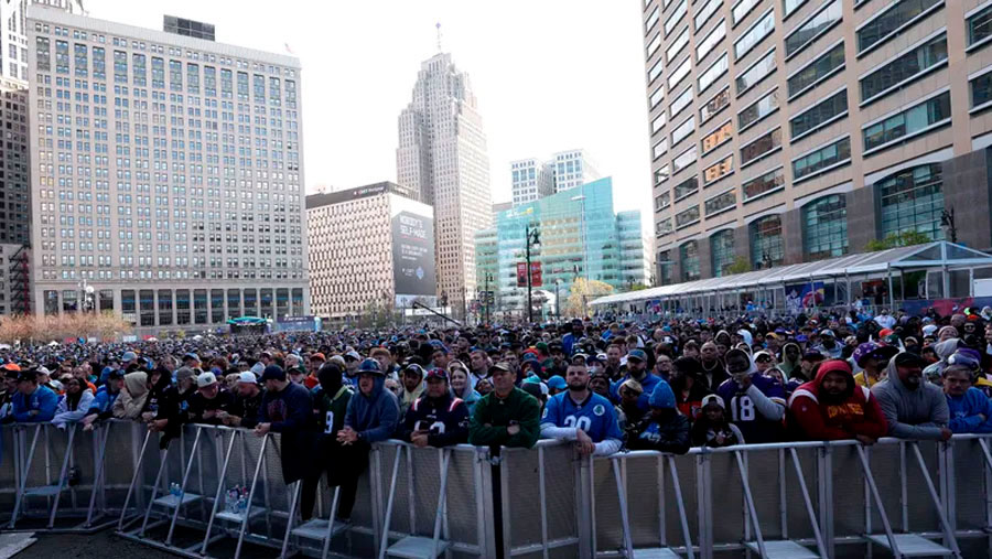 El Draft de la NFL realizado en Detroit impone marca de asistencia