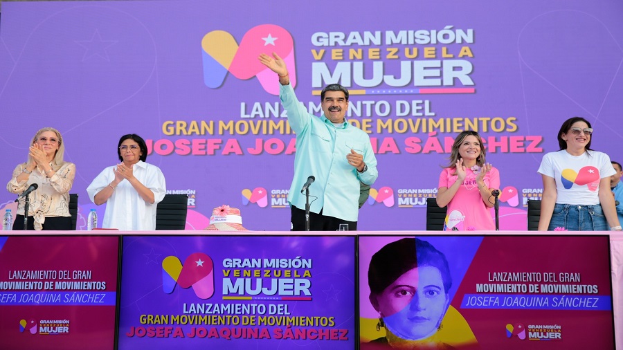 Ejecutivo crea el Gran Movimiento de Movimientos “Josefa Joaquina Sánchez”