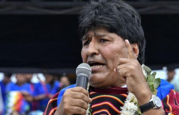 Evo Morales advierte que será candidato presidencial «a las buenas o a las malas»