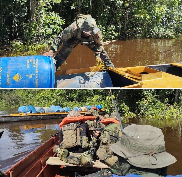 La FANB incautó más de 6.000 litros de combustible en Amazonas