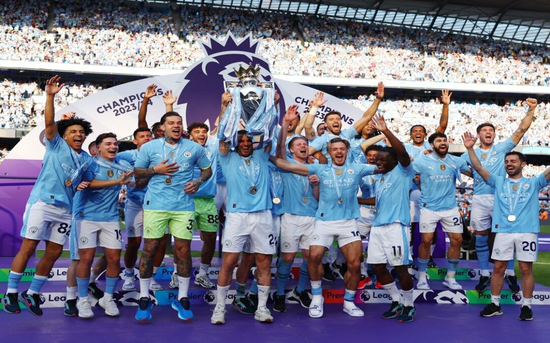 Manchester City consigue su cuarta Premier League consecutiva