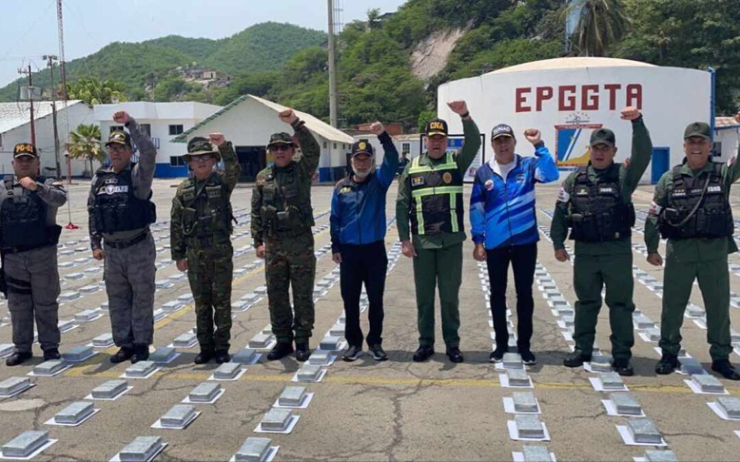 Autoridades francesas y venezolanas lograron la incautación de más de una tonelada de cocaína