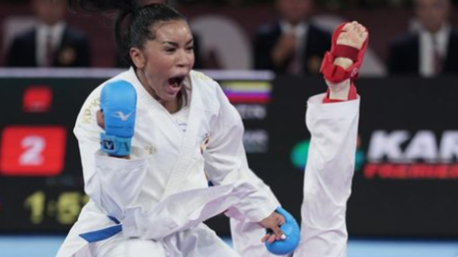 Venezolana Yorgelis Salazar es campeona de la Karate Premier League