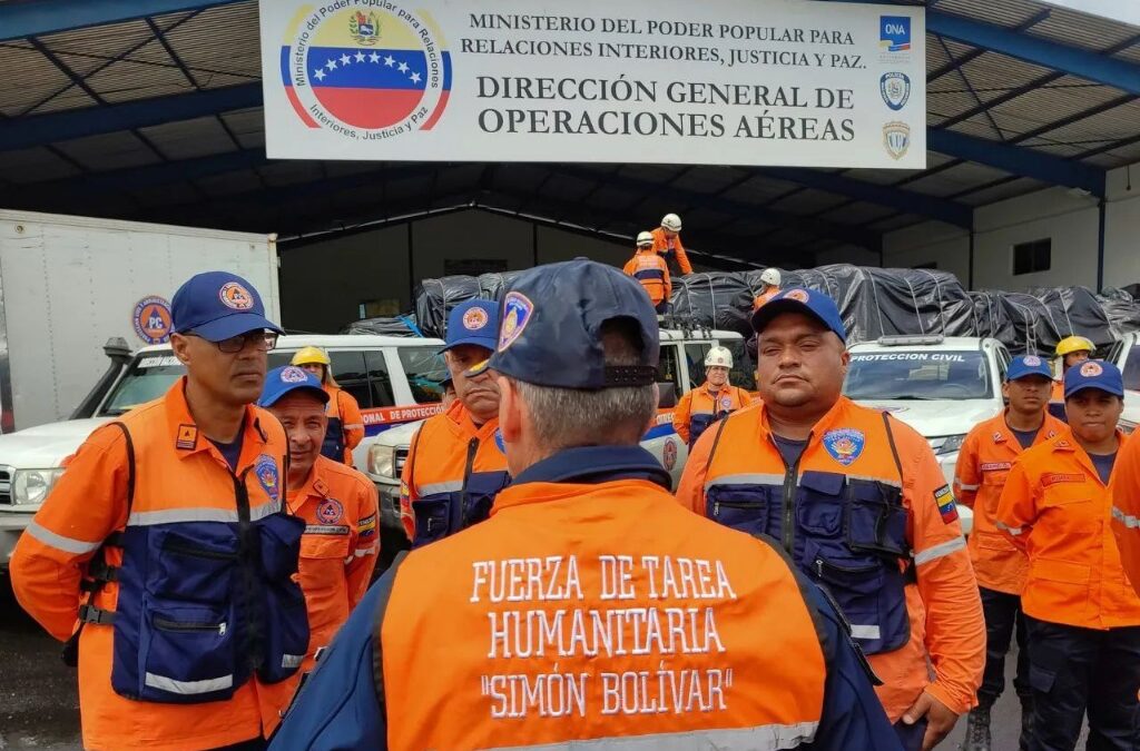 Sistema Nacional de Gestión de Riesgo envío insumos y equipos médicos al estado Sucre