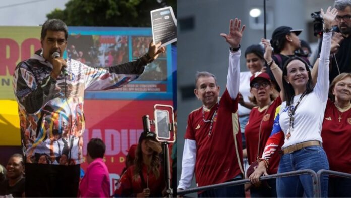 Chavismo y coalición opositora llaman a «defender» los votos el 28 de julio en las calles