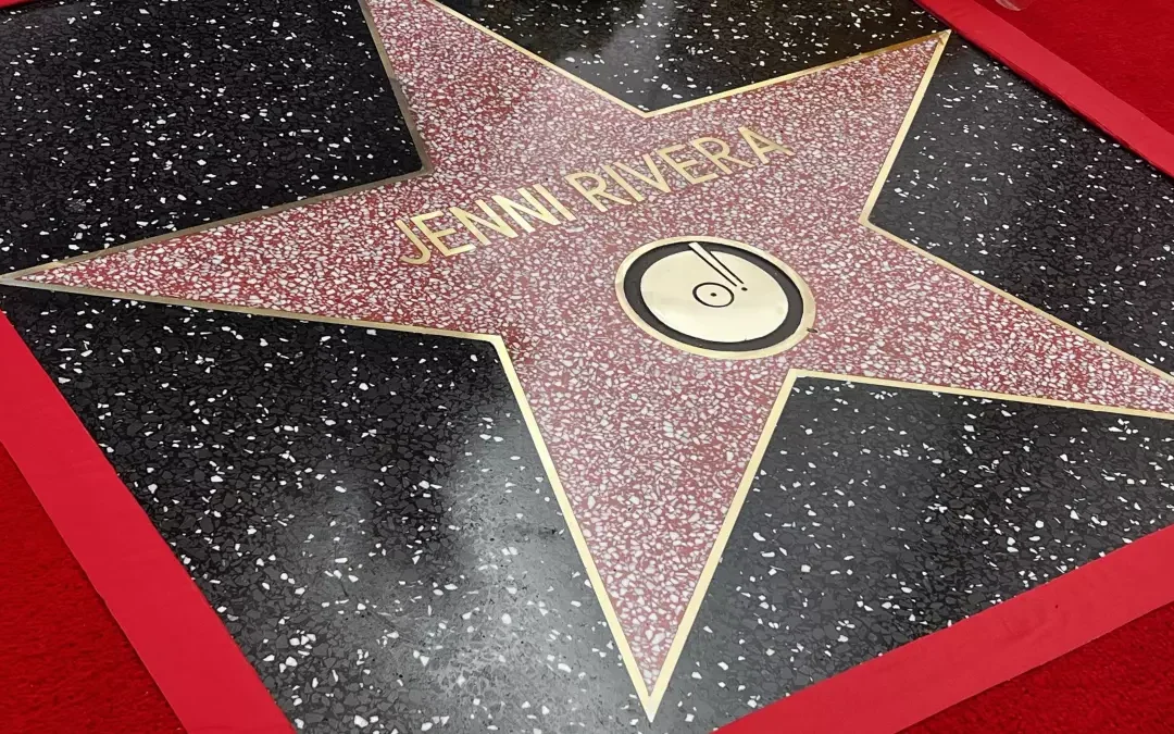 Tras haber sido restaurada, vuelve a ser vandalizada la estrella de Jenni Rivera en el Paseo de la Fama de Hollywood