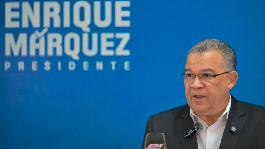 Enrique Márquez manifiesta su confianza en el sistema de totalización del CNE