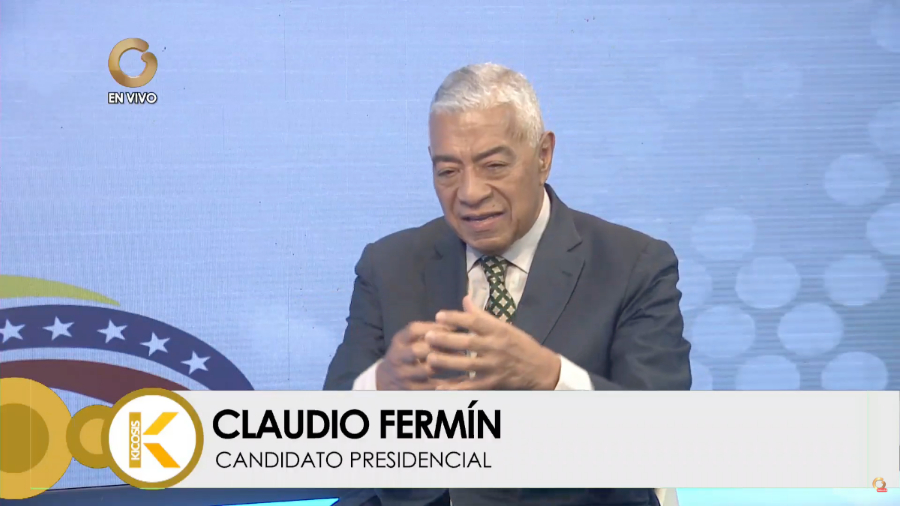 Claudio Fermín de cara al 28-Jul: Invito a elegir para tener una propuesta de integración nacional