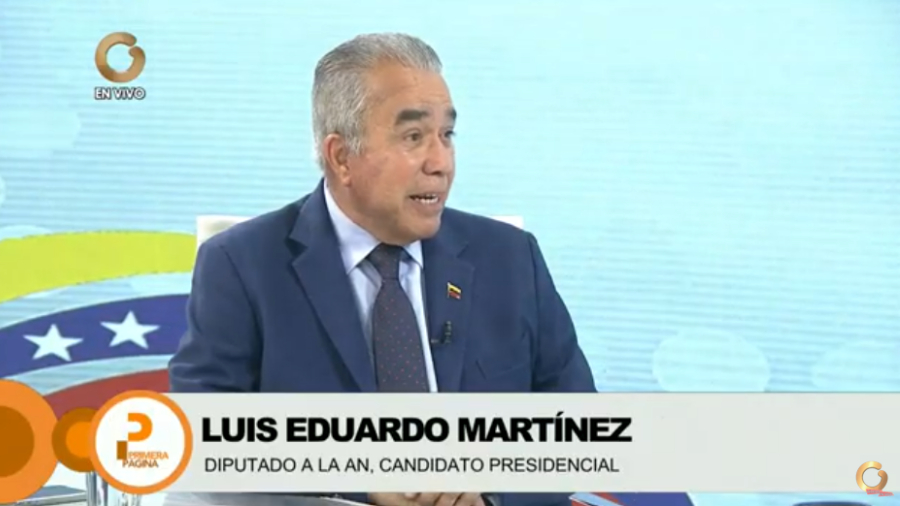 Candidato Luis Eduardo Martínez: Seria una torpeza que candidatos introduzcan el discurso de fraude