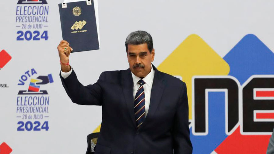 Presidente reelecto Nicolás Maduro: “Intentan imponer un golpe de Estado en Venezuela”