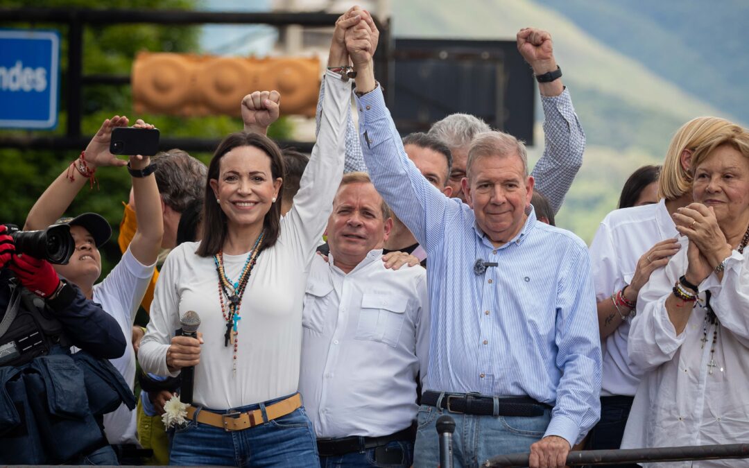 María Corina Machado aseguró que Edmundo González tomará posesión como presidente de Venezuela el 10 de enero