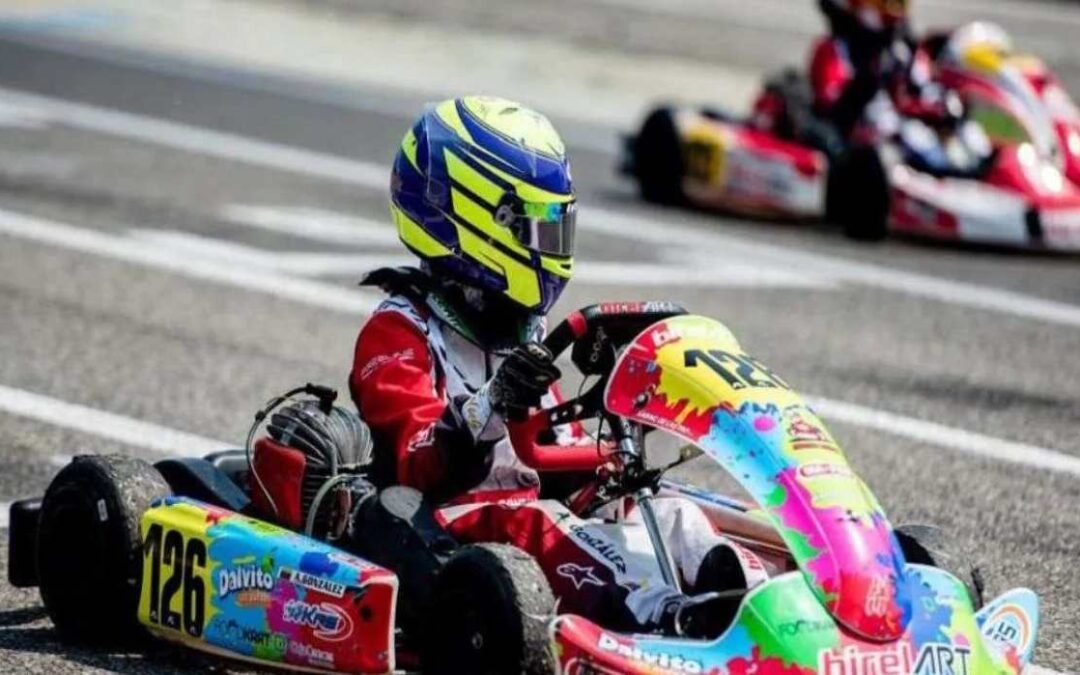 El piloto de karting Alessandro González deja su huella en Italia