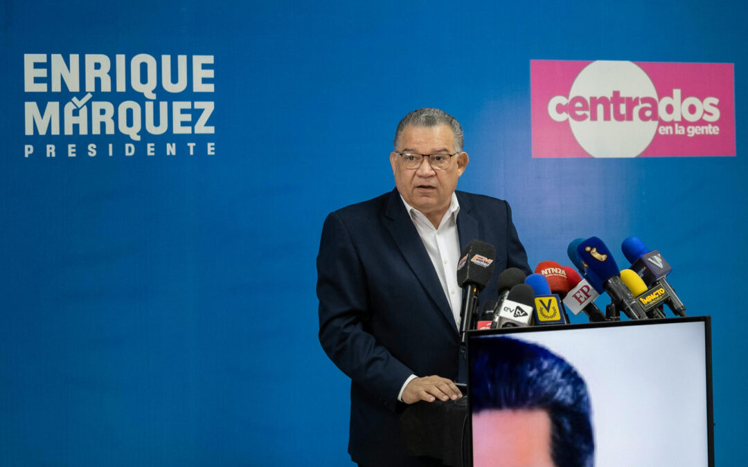 Excandidato presidencial Enrique Márquez solicita al Tribunal Supremo de Justicia un conteo voto por voto de las elecciones de Venezuela