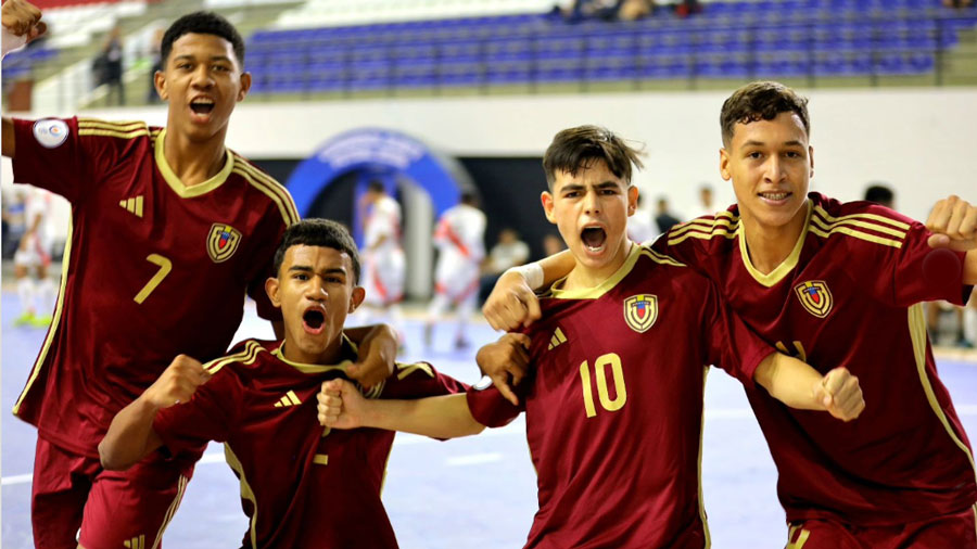 Venezuela goleó 7-1 a Perú en el Sudamericano de Futsal sub-17