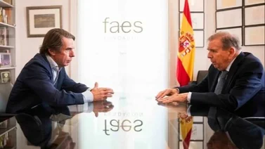 Edmundo González sostuvo encuentro con José María Aznar, tercer expresidente del España con el que se reúne