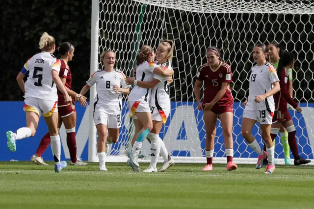 Las chamas de la Vinotinto cayeron goleadas frente a Alemania en el debut del Mundial Sub-20