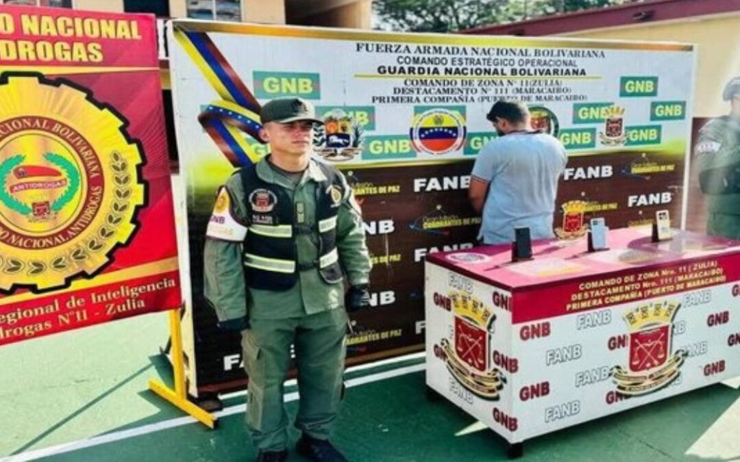 FANB detiene a un hombre en Zulia por tráfico de cocaína