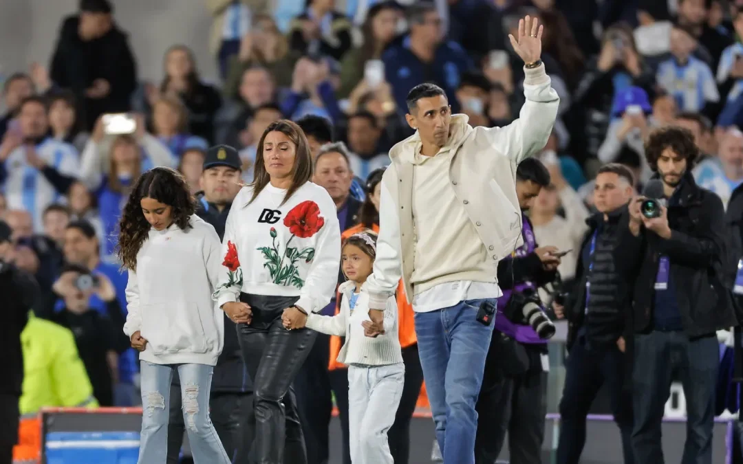 Ángel Di María fue despedido con un emotivo homenaje en la previa de la Selección argentina vs. Chile