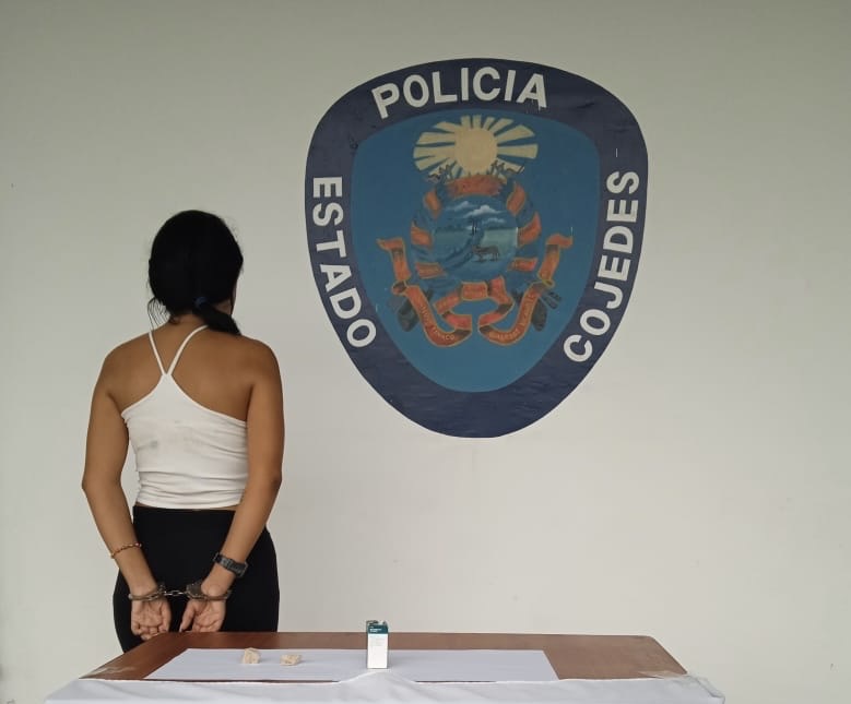 Una mujer fue detenida por intentar ingresar cocaína al retén en una caja de acetaminofén en Cojedes