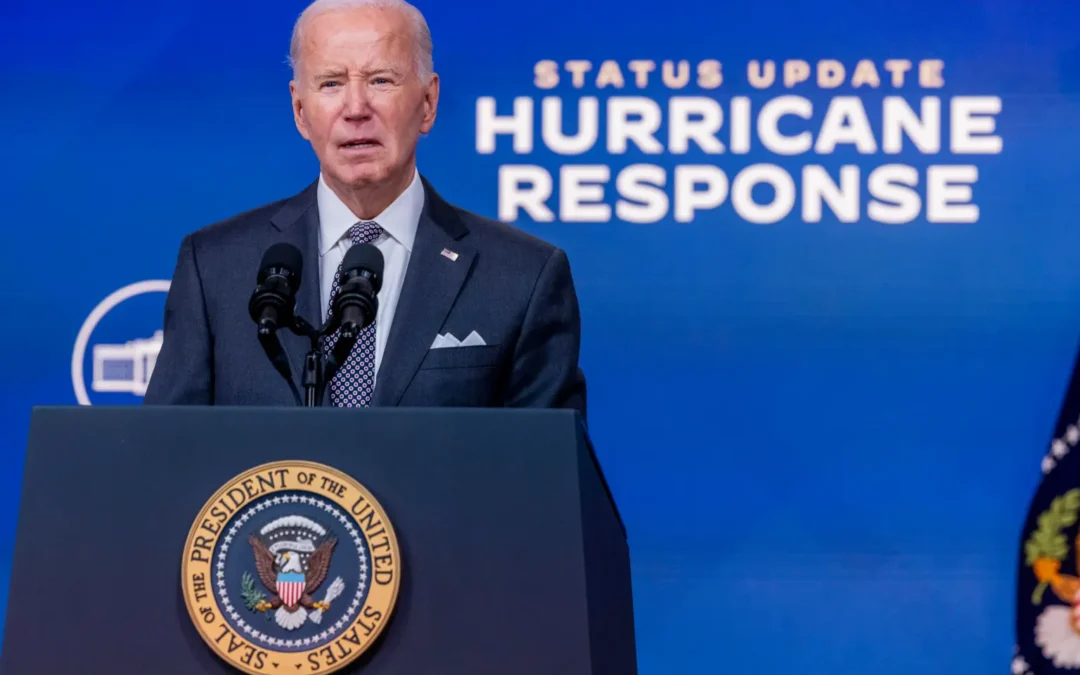 Biden anuncia una ayuda de 612 millones de dólares para Florida por los fenómenos naturales