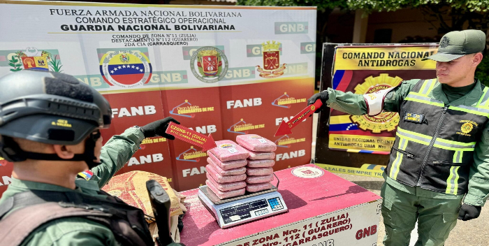 Zulia: La Guardia Nacional incautó 55 porciones de marihuana en Mara