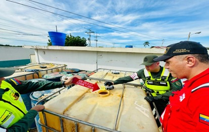 Atraparon a seis sujetos hurtando gasolina de la planta Bajo Grande