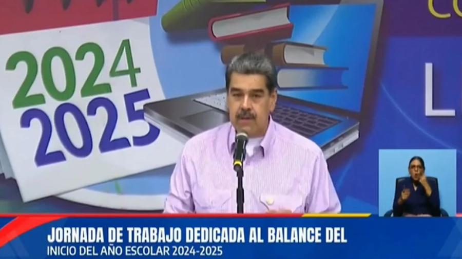 Presidente Maduro afirmó que la educación pública pasó de 40 a 84%