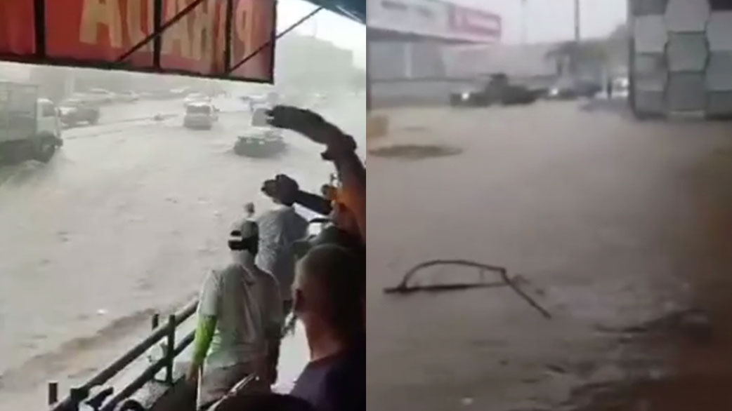 Fuertes lluvias causan anegaciones en varios estados del país