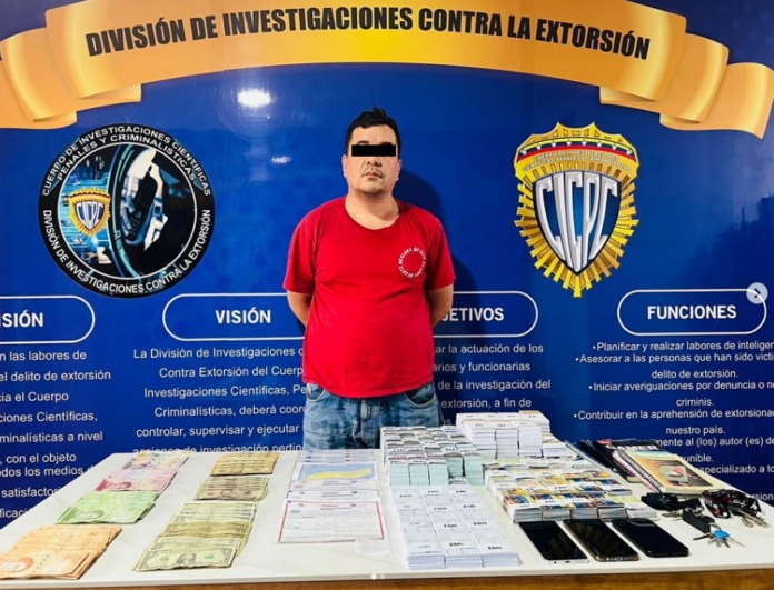 Preso hombre por extorsión bajo la modalidad «gota a gota»: tenía una ruta en Caracas y La Guaira