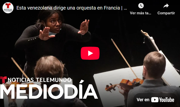 Un maravilloso ejemplo, de cómo el transformador poder de la música, influyó en la vida de la hoy reconocida conductora de orquestas, la maestra Glass Marcano. glassmarcanoo