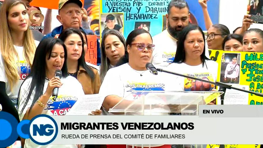 Familiares de migrantes venezolanos secuestrados en El Salvador exigen justicia y «respuestas de la ONU