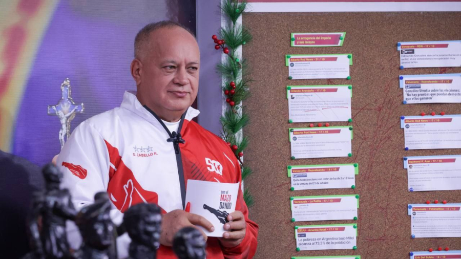 Cabello advirtió trama de María Corina Machado para desacreditar elecciones del 25 de mayo