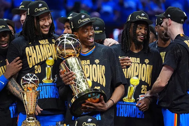 NBA Finals: Thunder campeón de la NBA por primera vez en Oklahoma City de la mano de Shai Gilgeous-Alexander