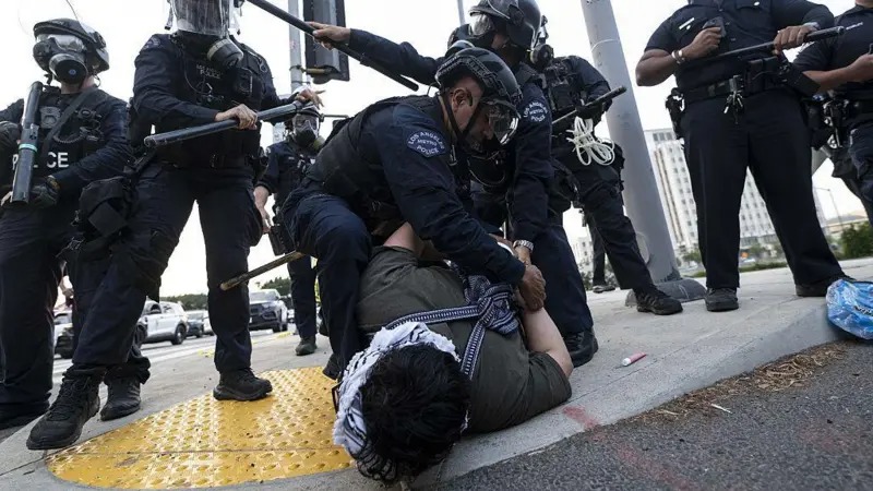Trump despliega Guardia Nacional para enfrentar en calles de Los Ángeles disturbios provocados por redadas migratorias