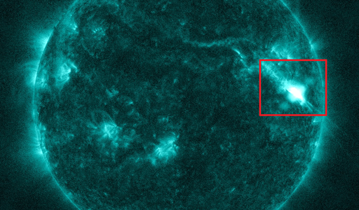 Una potente llamarada solar produjo una tormenta de apagón de radio R3 (fuerte) que golpeó la Tierra este martes