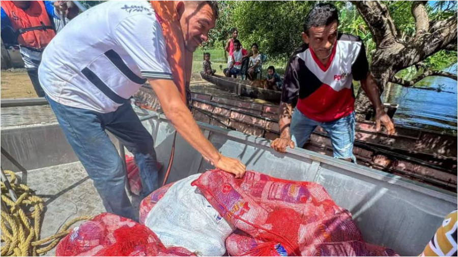 Activan plan de contingencia para trasladar alimentos a Apure por fuertes lluvias