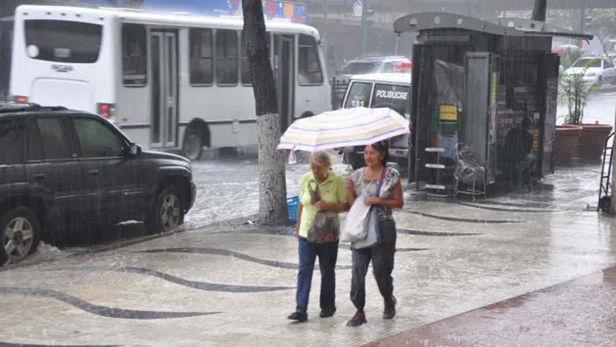 Inameh pronostica lluvias dispersas en seis estados del país para este miércoles