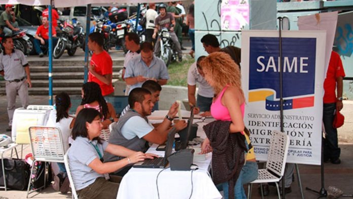 Este 30 de agosto el Saime realizará operativo especial de renovación de cédulas sin cita