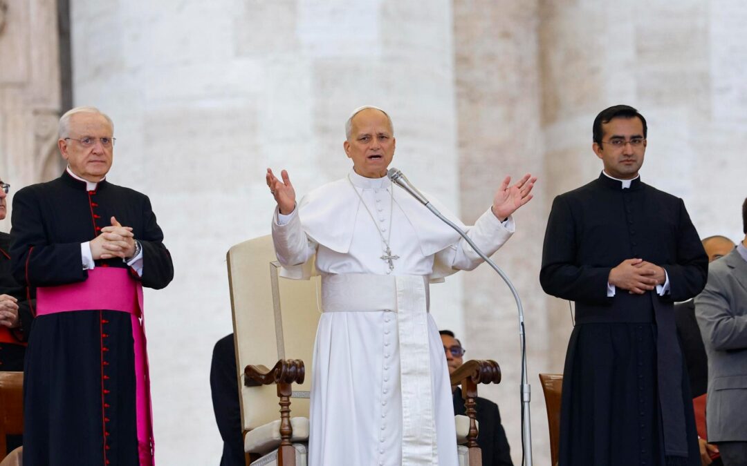 León XIV pide rezar por «los niños de Ucrania, Gaza» y otros conflictos
