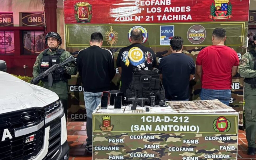 Táchira: GNB incautó 20 mil dólares presuntamente falsos y artefactos explosivos